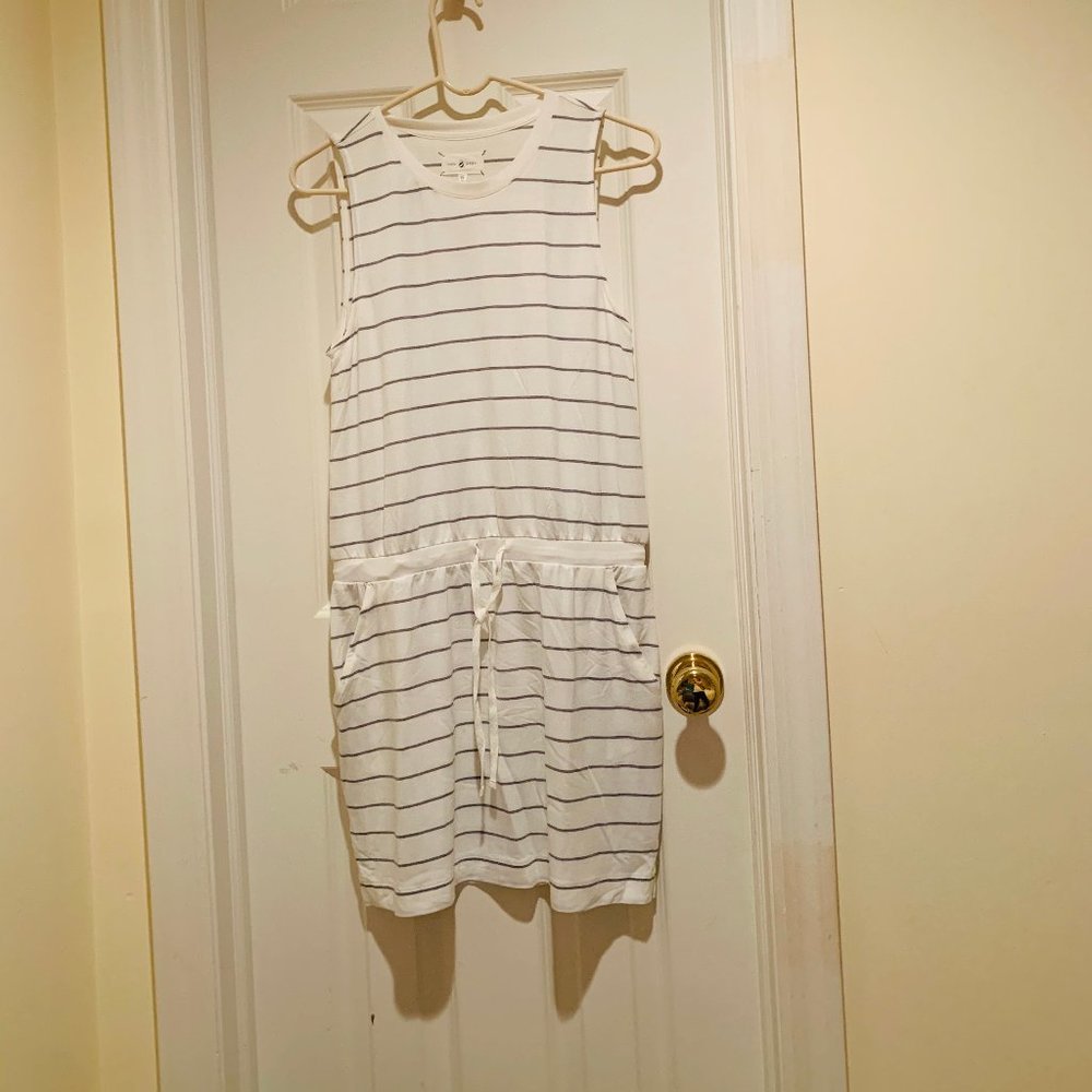 Lou & Grey soft dress with drawstring waist Sz M
